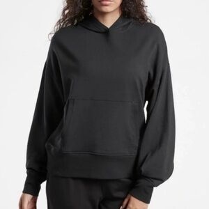 Athleta Balance Hoodie Black Sweatshirt